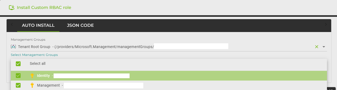 Install Custom RBAC role